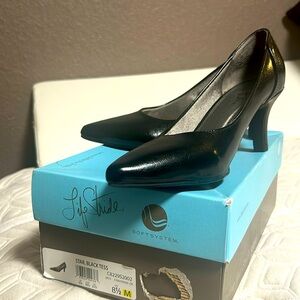 Black Life Stride High Heels